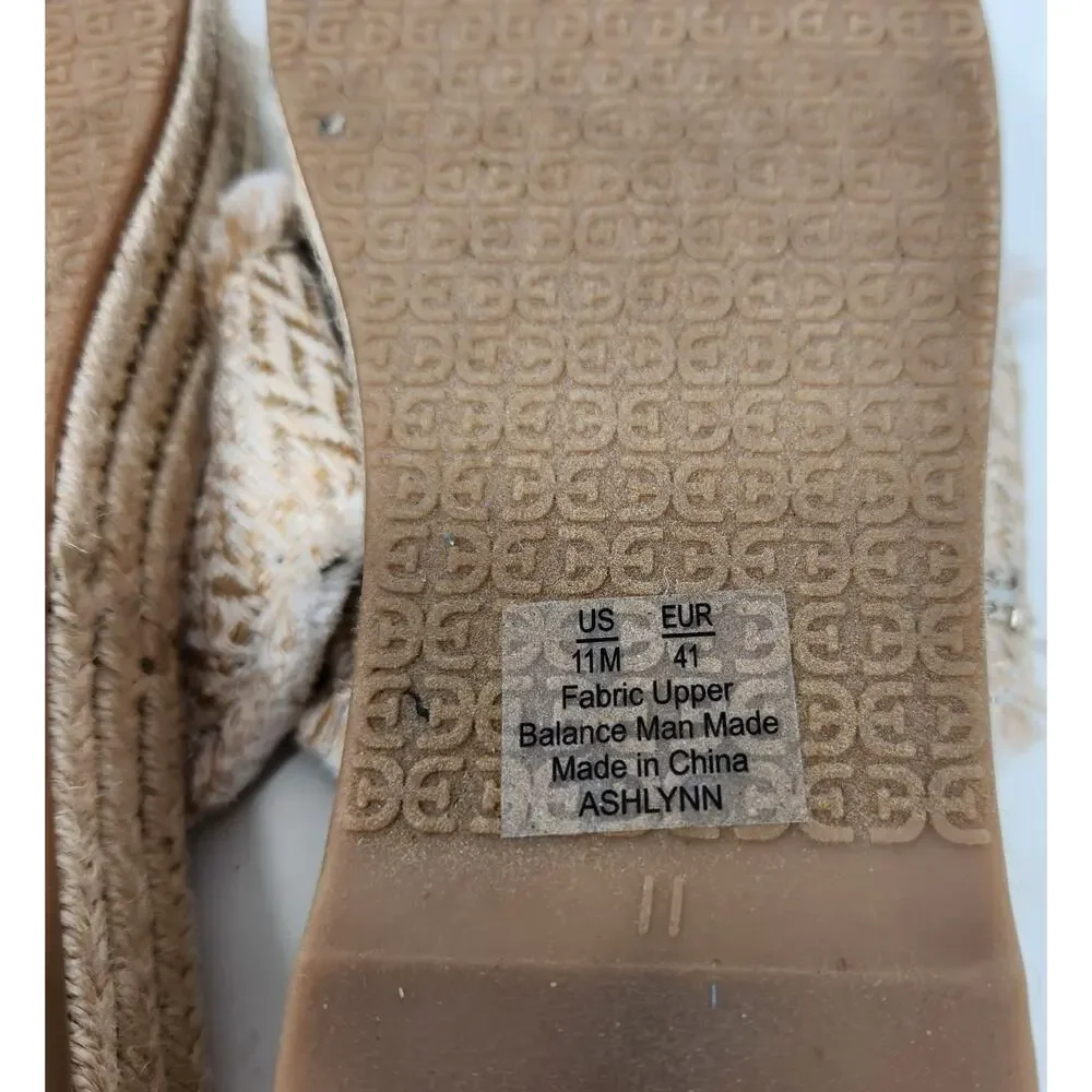 Sam Edelman Ashlynn Espadrilles Platform Sandals Womens 11